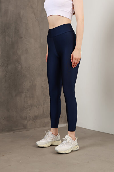 Miss Prova Γυαλιστερό πλεκτό κολάν ψηλόμεσο Disco MISSTA2530