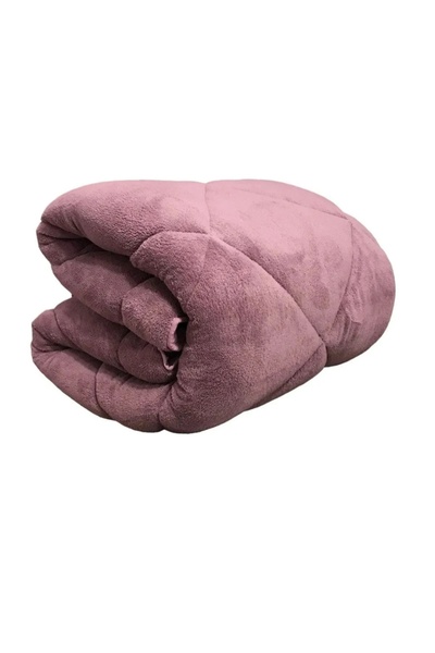 EVRİZON Welsoft Πάπλωμα σιλικόνης διπλής όψης για ένα άτομο Plum