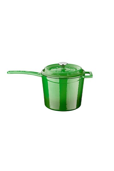 Lava Round Handle Pot Ç18 Milk Pot Green