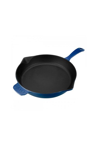 Lava Round Frying Pan 28 Cm Metal Handle Blue Lvystv28k0b