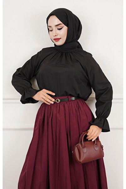 CNG MODA Modaalphabet Elastic Sleeves Hijab Shirt