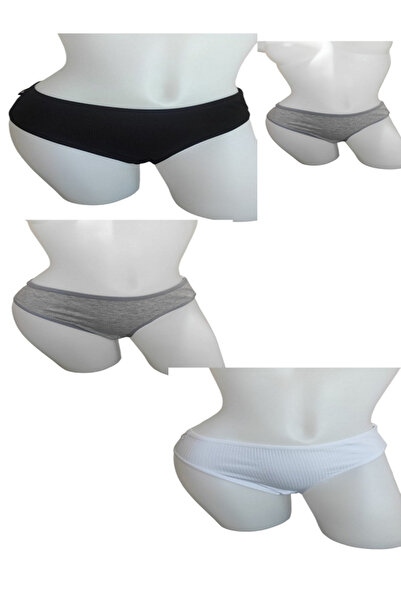 Candy women 4 قطع من الملابس الداخلية المختلطة من الليكرا