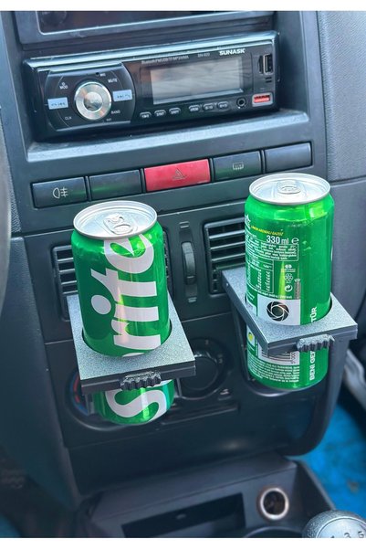 3dbaydesign Fiat Palio and Albea Slim Cup Holder (Compatible between 05-12 Models) 2 Pieces