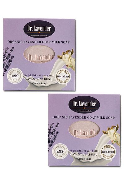 Gallipoli Lavender Dr. Lavender Lavender Oil Goat Milk Soap 2 Pieces 100 Gr