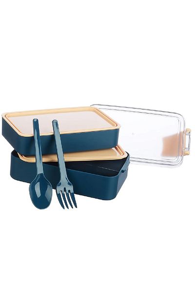 Dükkanönü Blue Fely 900 ml Nutrition Set: Storage Kaba & Lunch Box & Feedback Case
