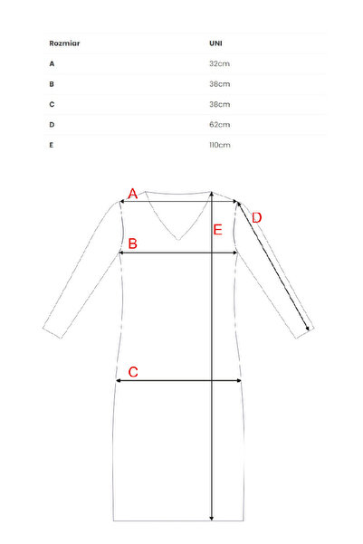 Made of Emotion Sweater dress with a V-neck