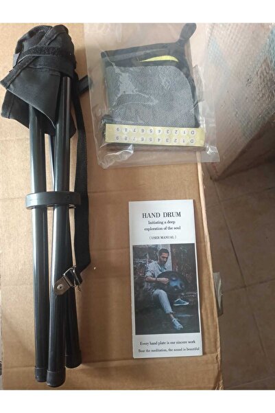 Lucetta PROFESYONEL SİYAH  RENK İTHAL 22 İNÇ 9 NOTA 56 CM FUL SET HANDPAN HANGDRUM