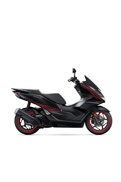 Motiker Honda PCX 2021 - 2024 Uyumlu Evrensel Bal Peteği Sticker Kaplama Etik...