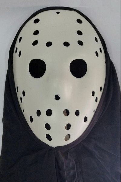 BeySüS White Jason Tulle Party Mask