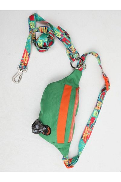 PAWLOOK Green, Handsfree, Dog Walking Collar, Hands Free, Walking Strap,