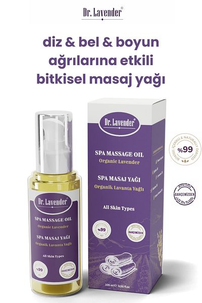 Gallipoli Lavender Dr. Natural Herbal Massage Oil with Lavender Lavender Oil 105 ml Aromatherapy Massage Oil