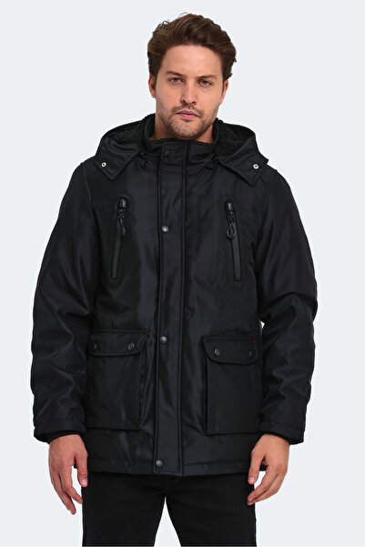 Slazenger Ανδρικό παλτό & παλτό Harley Black