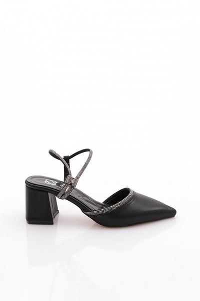 DGN Pm474-K230 Pantofi cu toc brodat cu piatră pentru femei