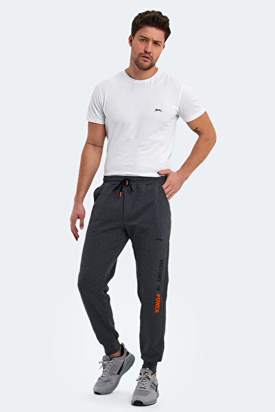 Slazenger NAHAL I Erkek Cepli Koyu Gri Eşofman Altı
