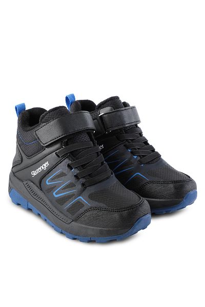 Slazenger Kenton I Unisex Παιδικές Μπότες Μαύρες / Saks Blue