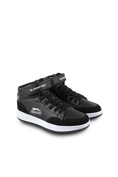 Slazenger Tenis pentru băieți - Pace Black White Shoes
