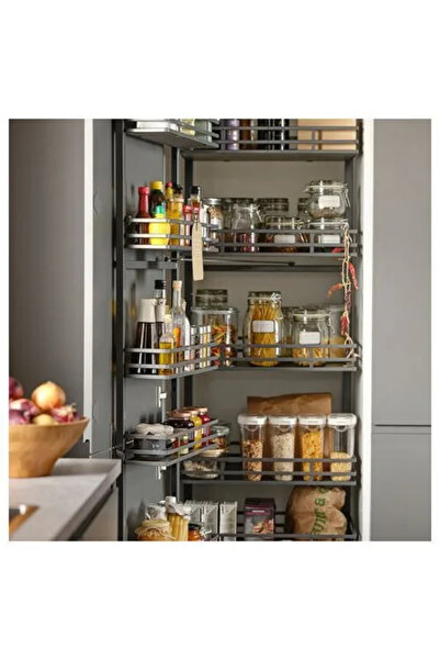 IKEA Premium Ürün Kaliteli Üretim Dayanıklı Kullanışlı Pratik Kullanım 8x18 Cm Erzak Saklama Kabı