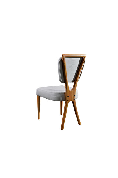 VOWTURKEY Palace Ahşap Tasarım El Işçiliği Mutfak&salon Sandalyesi(2 ADET)