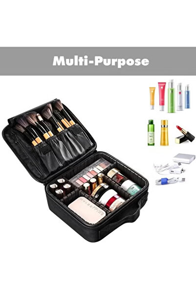 Primo Plus Black portable makeup bag