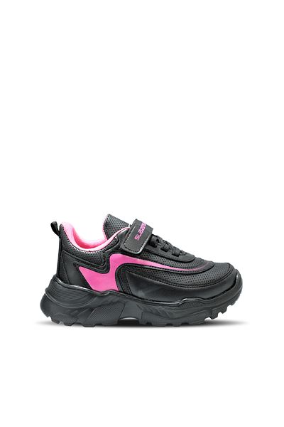 Slazenger Kanon I Girl's Sneaker Shoes Black / Fuchsia