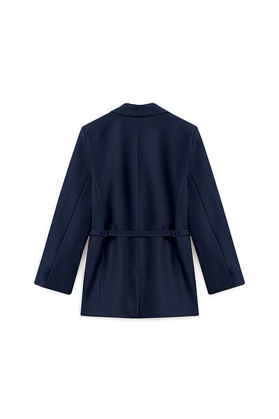 praye Jachetă Blazer bleumarin - Curea mobilă
