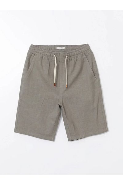 LC Waikiki Ανδρικό σορτς XSIDE Khaki Standard Fit Λινό Μικτό