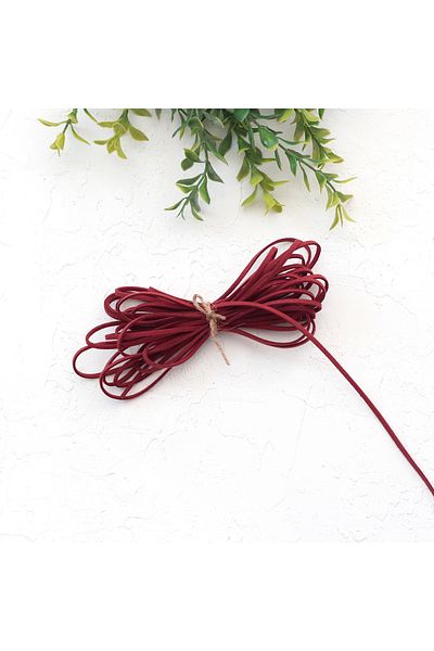 Bimotif 3mm 10 Meters Burgundy Suede Trace