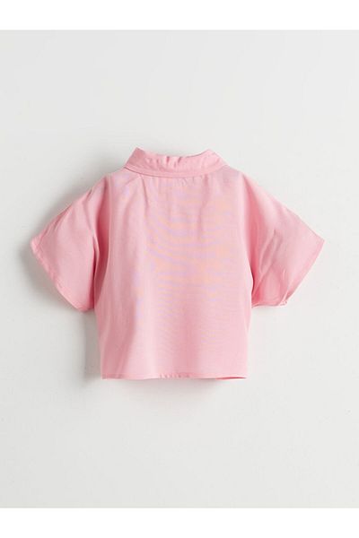 LC Waikiki Νέα σεζόν Basic πουκάμισο για κορίτσια με διχτυωτό πλέγμα - S5MA80Z1