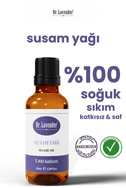Dr.Lavender 50 مل زيت سمسم نقي 100% معصور على البارد