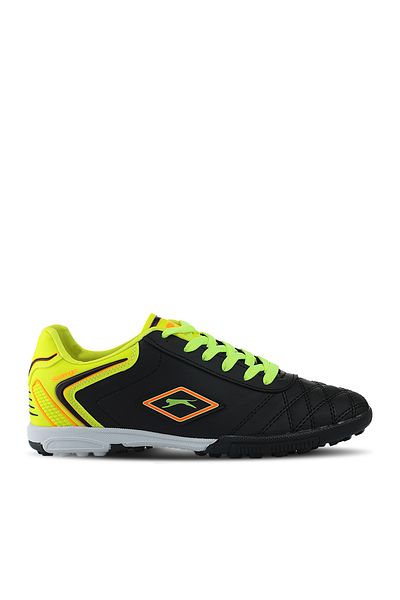 Slazenger Pantofi de fotbal Hugo Hs pentru baieti negri/galbeni