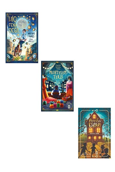 Timaş Çocuk Ahşap Evin Esrarı + Muhteşem Terzi + Hiç Fena Değil (3 Kitap)
