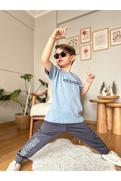 ELONKİDS 2-комплектний набір Design і з принтом на спинці