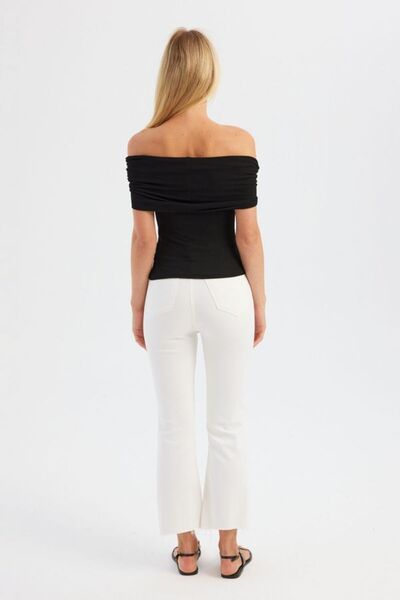 Hiccup Μπλουζάκι με λεπτομέρεια με ίσιο ώμο