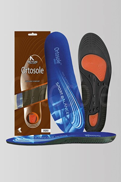 Ortosole OS203 | Ark ve Jel Destekli Spor Tabanlığı, Çift Taraflı Kemer, Perf...