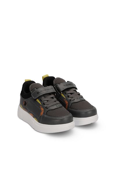 Slazenger KEPA Sneaker Boys' Shoes Dark Gray / Yellow