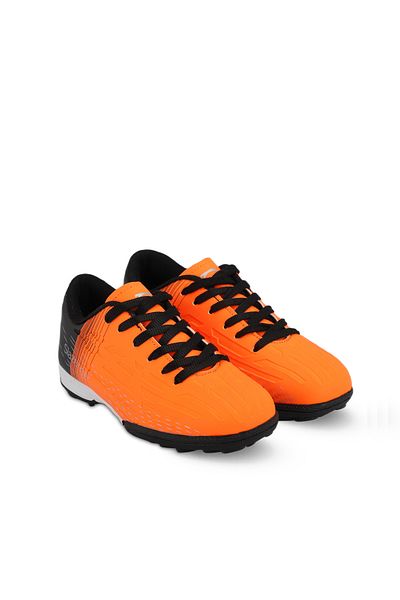 Slazenger Pantofi de fotbal pentru baieti - portocaliu neon / negru Score I Hs