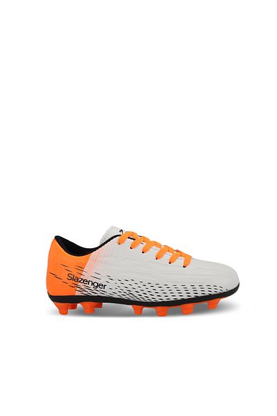 Slazenger Boy's Football Boots - Score I Krp, White/Orange