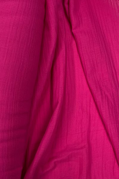 Mu Art Multi-Purpose Muslin Cotton Baby Blanket and Blanket Fabric Muslin Cloth Fuchsia 73