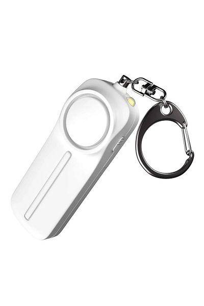 SPELT Personal Security Alarm Keychain with Led Light Portable Alarm Emergency Survival Siren