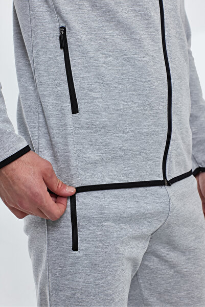 Slazenger ORKA IN Erkek  Gri Eşofman Takımı
