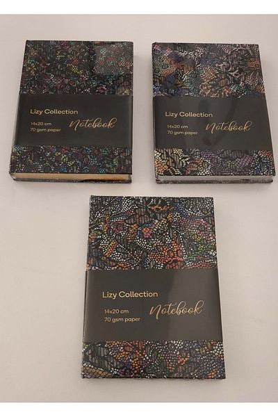 Lizy 14x20 piele intoarsa mozaic imprimat - 168YP Çzg. Caiet