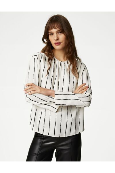 Marks & Spencer Regular Fit Uzun Kollu Bluz