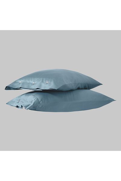 Sarev Royal Blue 100% Cotton Cotton Pillow Lock