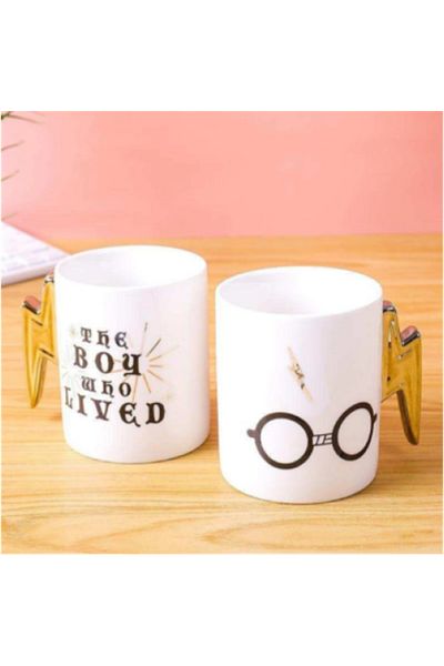 SİMYA TİCARET Hp Glasses Lightning Design Mug Cup
