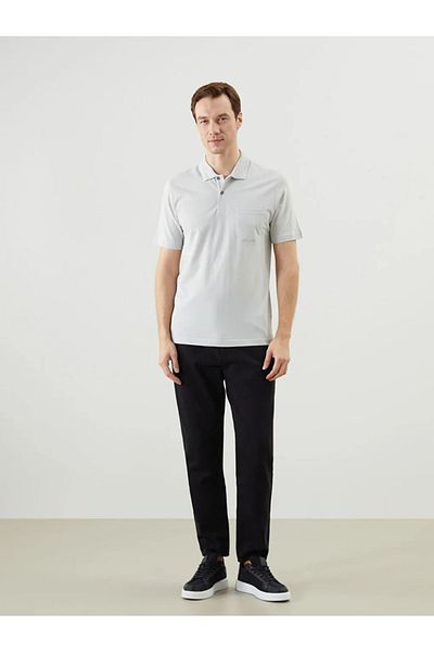 LC Waikiki Ανδρικό μπλουζάκι LCWAIKIKI Classic Polo γιακά με κοντό μανίκι Pique