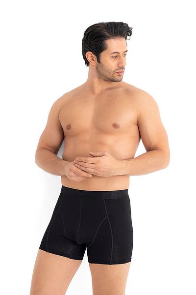 Jiber Ανδρικά Modal Cotton 3 τεμαχίων Μαύρο Boxer 289