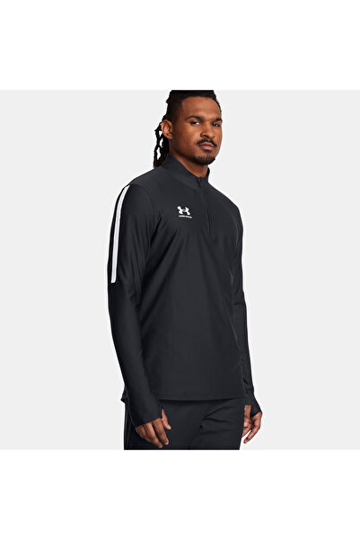 Under Armour Challenger Pro 1/4 Zip Erkek Siyah Futbol Üstü