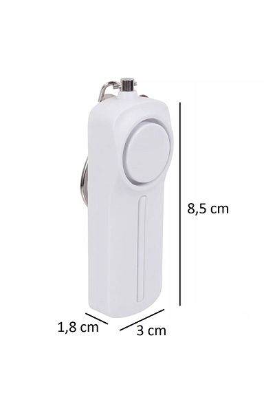SPELT Personal Security Alarm Keychain with Led Light Portable Alarm Emergency Survival Siren