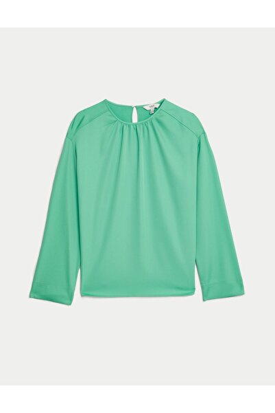 Marks & Spencer Regular Fit Uzun Kollu Bluz