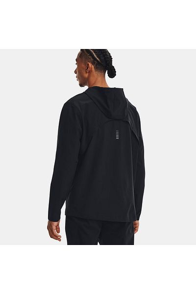 Under Armour Ανδρικό μαύρο μπουφάν για τρέξιμο Outrun The Storm
